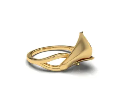 CALA FLOWER RING 3D print model purchase