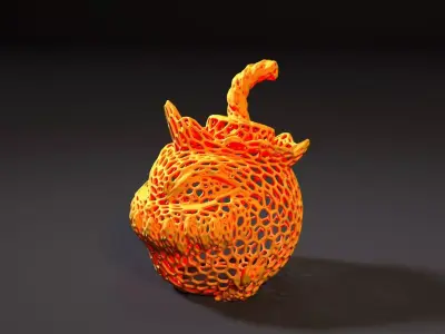 Pumpkin bomb halloween 3D print model