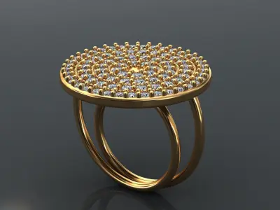 Helix Ring 3D print model