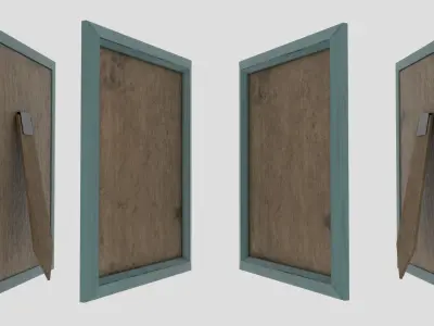 Modern Picture Frame Low-poly 3D model