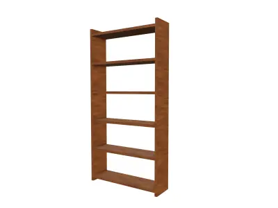 Shelves lowpoly Free low-poly 3D model