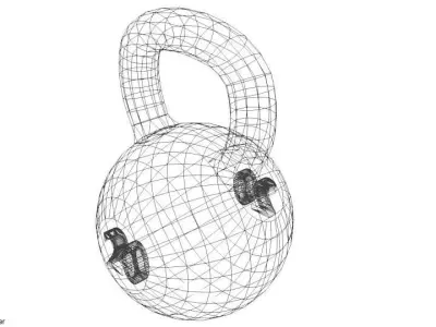 Exercise Equipment Kettlebell 3D model
