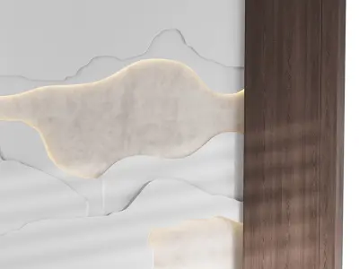 Decorative Wall panel  68 3D model