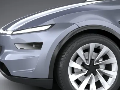 Tesla Model Y 2025 3D model purchase