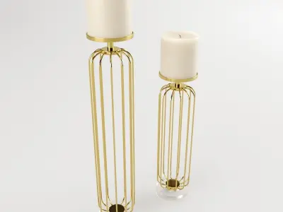 Brayden Studio Candleholders 3D model