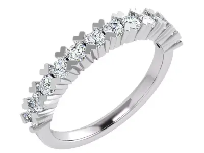 Diamond Band Ring 4389 3D print model