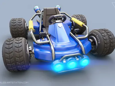 Crash Team Racing Car - CTR ReMix Version With 7 Types of File 3D print model