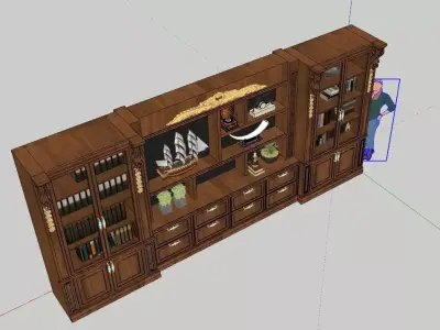 BOOKSELF 3D model