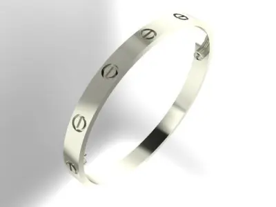 love bracelet 3D print model