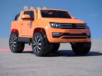 wv amarok battery operated kids car 3D model