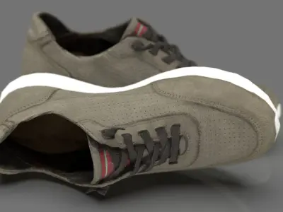 Sneakers 15 Low-poly 3D model