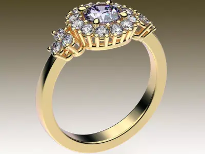 Ring Aster 3D print model