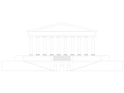 bourse greek model 3D model