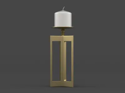 Candle Holder 3D model 5