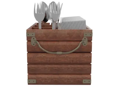 Utensil Box 3D model