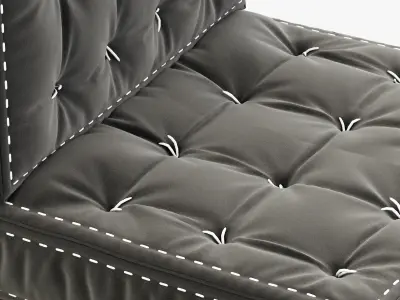 RH Teen Callum Armless Chair 3D model