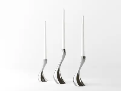 candleholder cobra 3D model