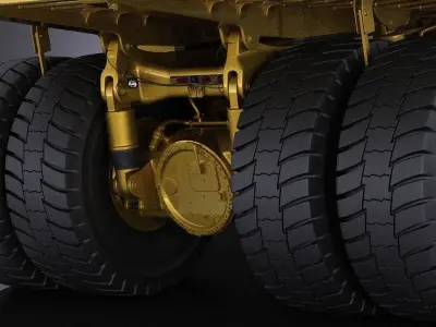 Haul Truck VRAY 3D model