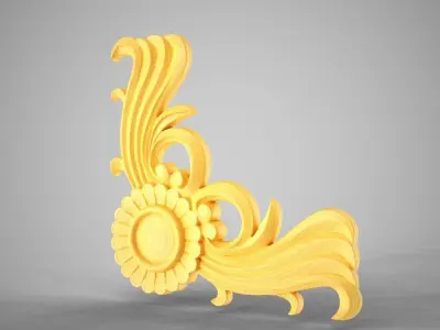 Corner Ornamental 3D print model