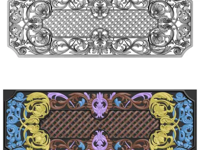 Decorative Ornamental 28 3D model