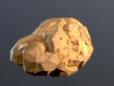 Stylized Rock - Desert style FREE Free low-poly 3D model
