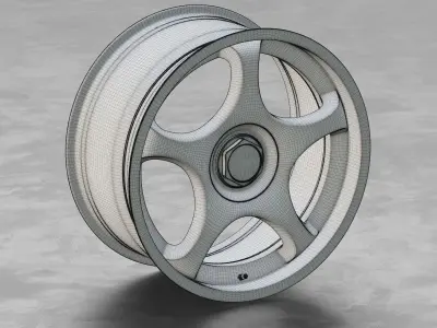 Rotiform NFN Wheel 3D Model 3D model