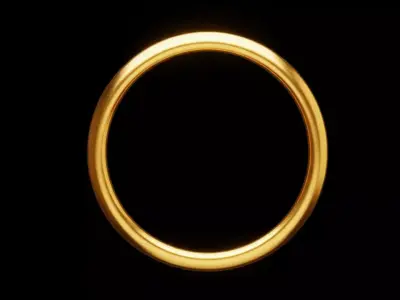 Free Floral Gold Ring 3D Model STL Download Free 3D print model