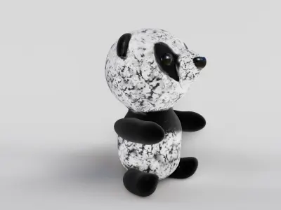 panda bear 3D model purchase