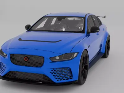 Jaguar XE Project 8 3D model