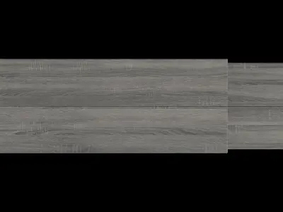 Mid Century Modern Amber Asymmetrical Tv Stand Low-poly 3D model