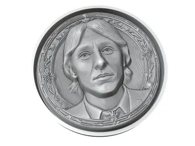Luka Modric Footballer Medallion 3D print model