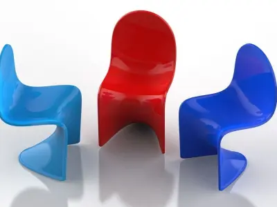 Panton chair 3D model