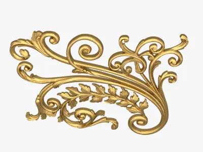 Classic decor ornament 257 3D model