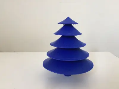 Table top Christmas tree Free 3D print model