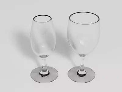 Wine Glass 3D model