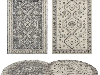 Rugs No 258 Low-poly 3D model