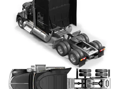 lonestar truck 3D model