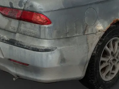 Alfa Romeo 156 RAW Scan 3D model