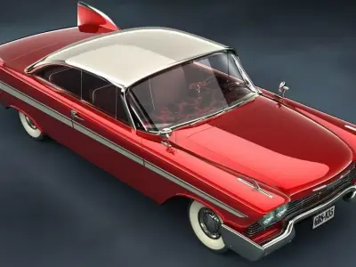 Sports Car  Low-poly 3D model