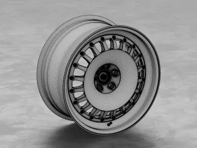 Ronal Racing Wheel 3D Model 3D model