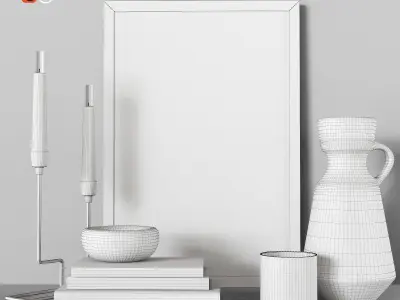 Decorative set 3D model