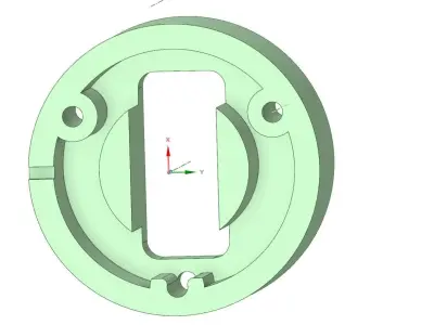 Anderson Plug Mount for Trailer Charge Towing 3D print model