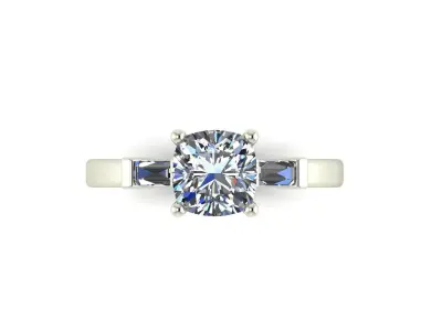 Diamond Fashion Ring R11 3D print model