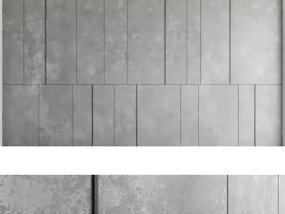 Decorative wall panel set 38 3D model