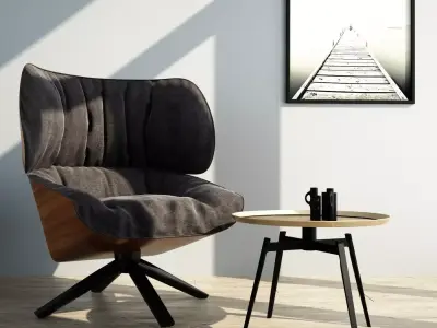 bb Italia chair 3D model