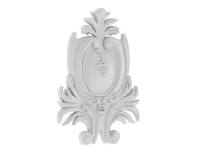 Cartouche Ornament 001 3D model