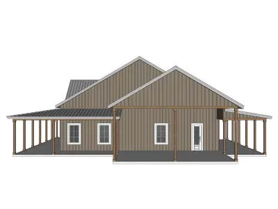 Barndominium House 86-Archimple LLC 3D model