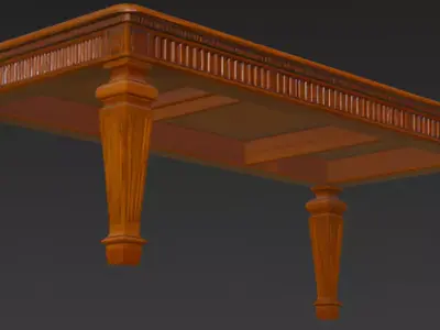 Table 3d Model 3D model