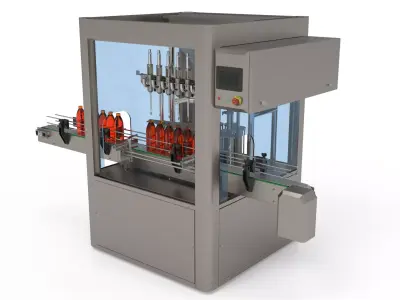 Filling Machine For bottels 3D print model