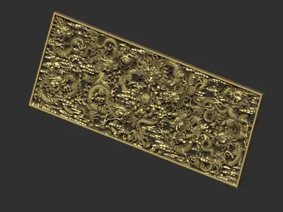 Nine Dragons 2 3D print model